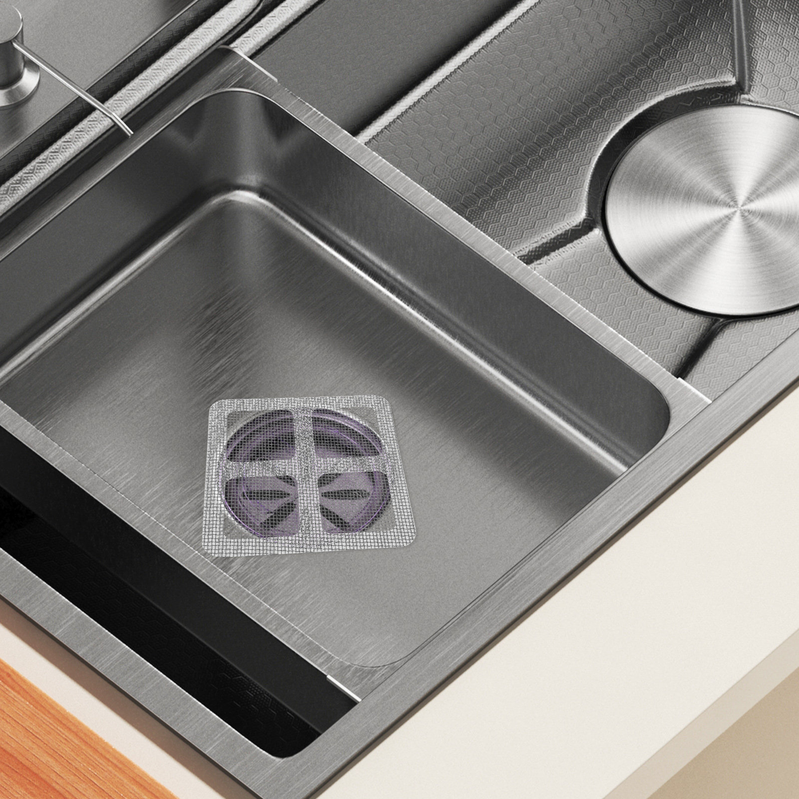 Drain Hair Catcher - 100 Pezzi di Coperture per Scarico