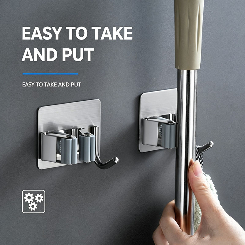Home Bathroom Accessories - Ganci Adesivi Multiuso da Parete per