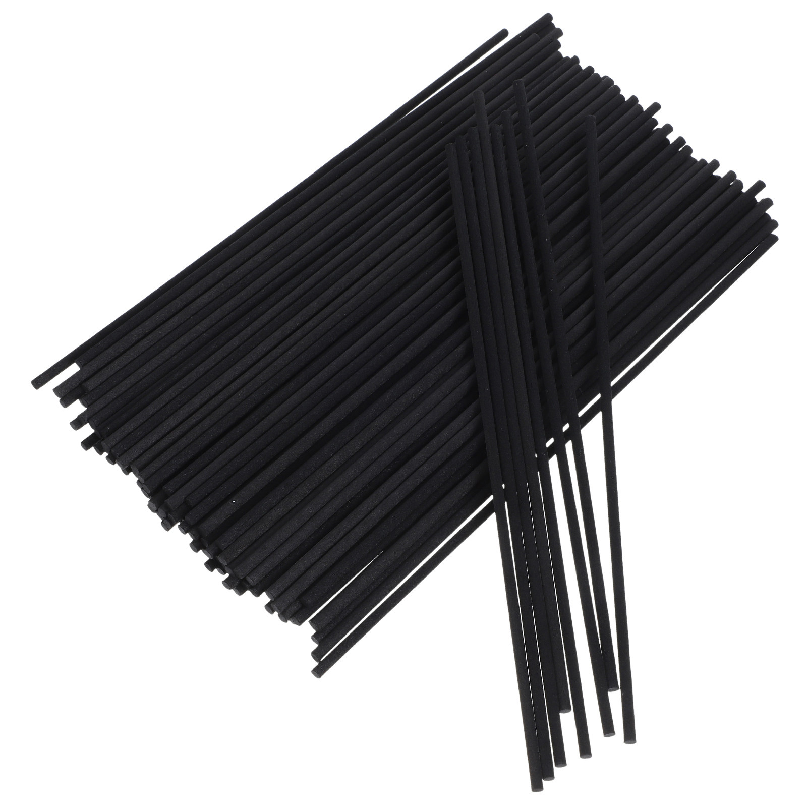 Home Bathroom Accessories - 100 bastoncini diffusori in fibra nera