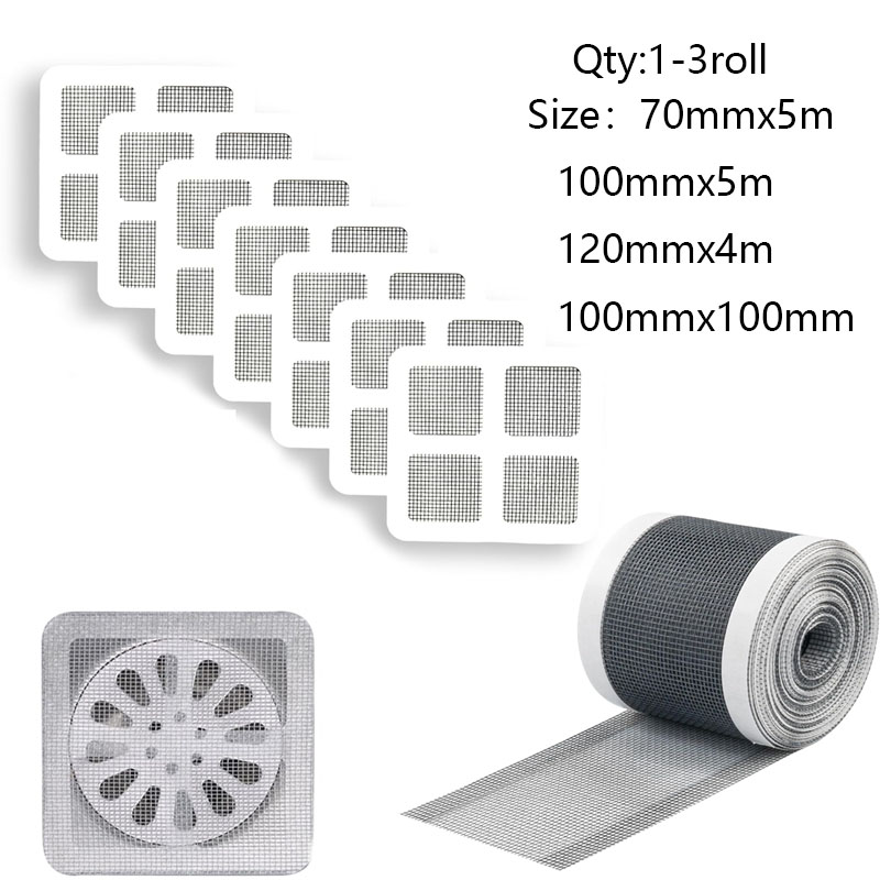 Drain Hair Catcher - 1-3 rotoli tagliabili scarico per doccia