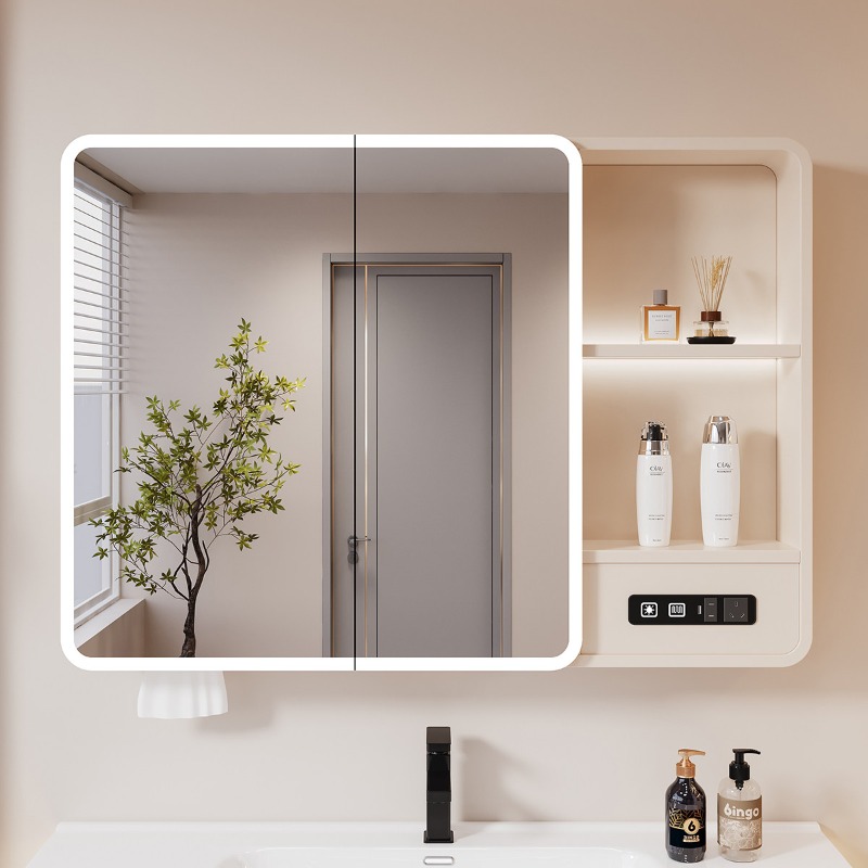 Bathroom Cabinet Mirror - Mobili Moderni per Bagno: Armadietto Organizzatore