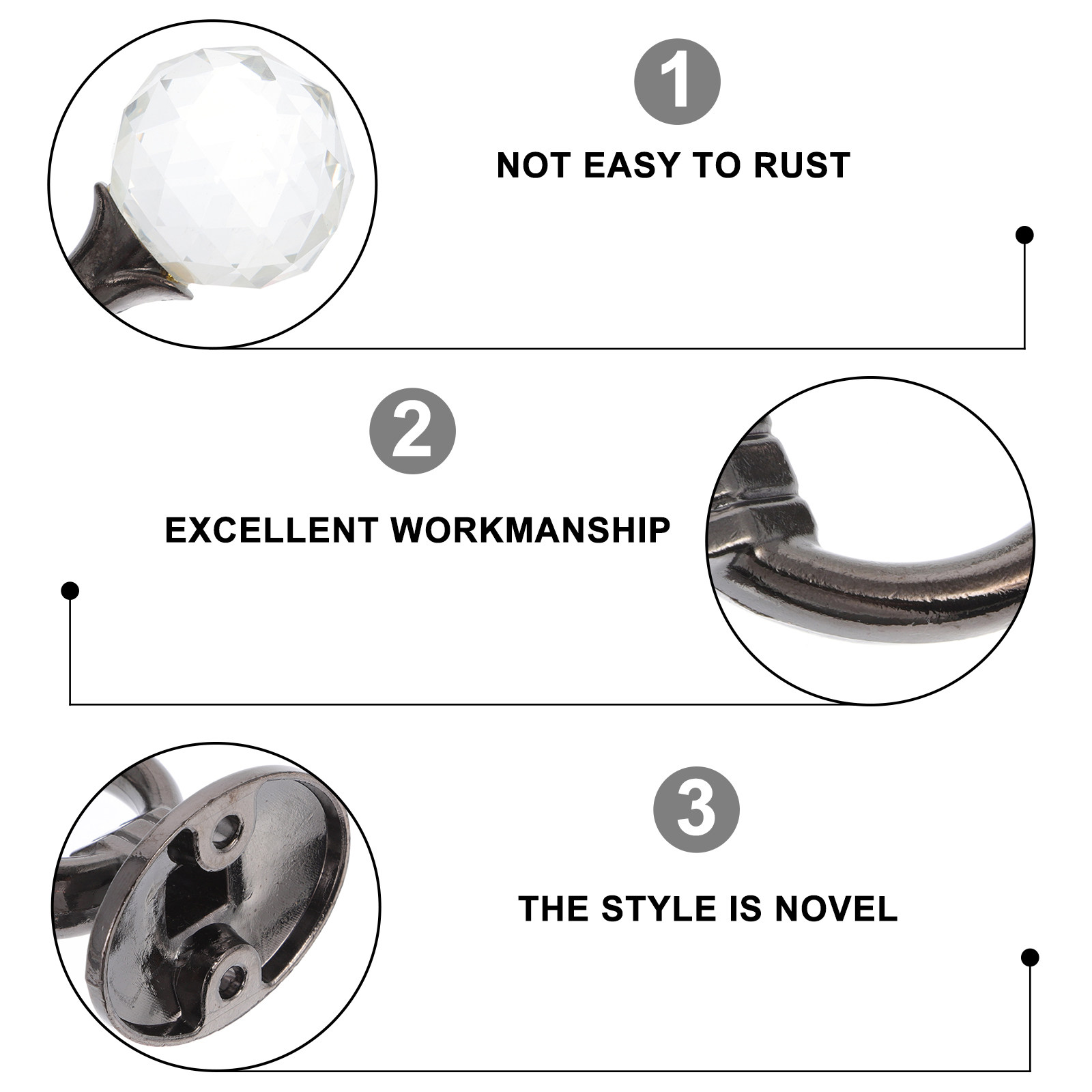 2 pezzi di ganci per tende in  - Home Bathroom Accessories recensione e prezzo